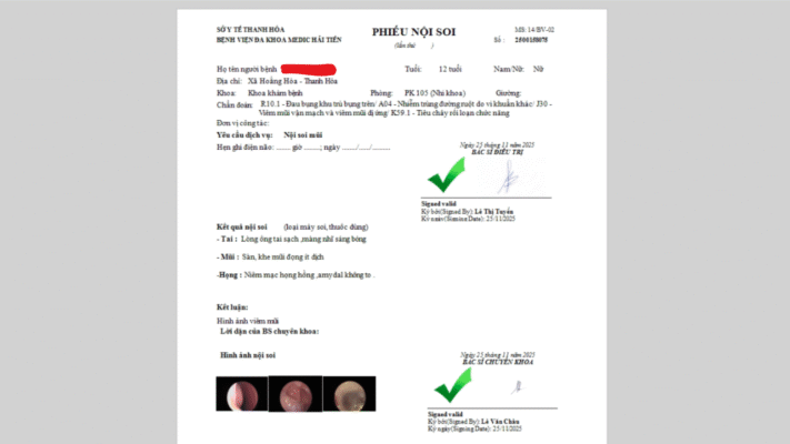 Hệ thống EMR của Meditech đáp ứng đầy đủ tiêu chuẩn kỹ thuật và pháp lý về chữ ký số theo quy định của Bộ Y tế.