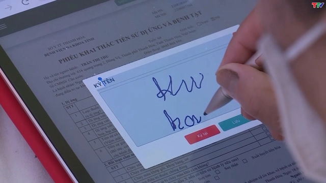 Công văn 365 yêu cầu phần mềm phải hỗ trợ người bệnh ký xác nhận điện tử, một bước tiến quan trọng để loại bỏ hoàn toàn giấy tờ.